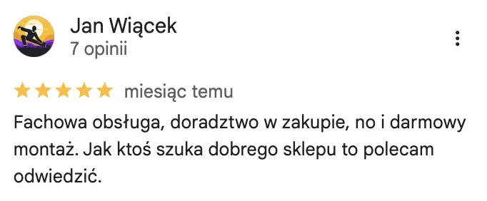 Opinia klienta
