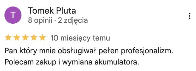 Opinia klienta