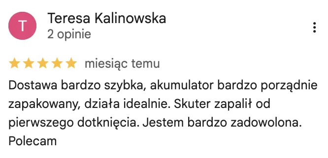 Opinia klienta